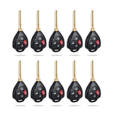 New Keyless Entry Remote Car Key Replacement for 2010-2013 Corolla 3 BTN GQ4-29T G Chip  KR-T4SD